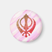 シーク・カンダ「Fearless & Free」 マグネット (正面)