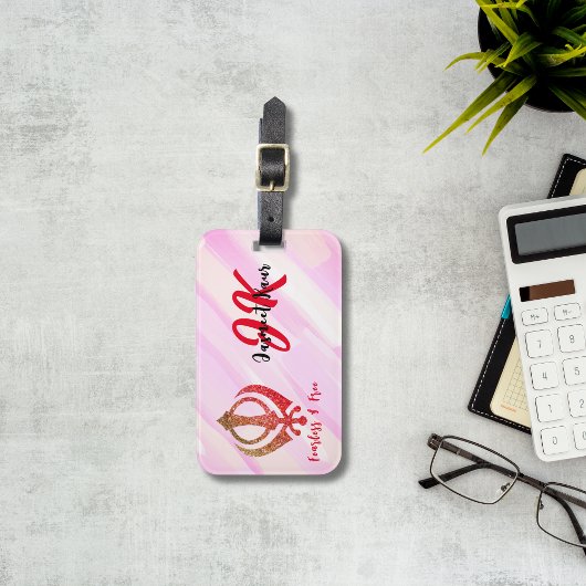 シーク・カンダ「Fearless & Free」 ラゲッジタグ