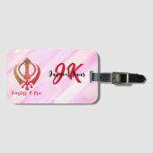 シーク・カンダ「Fearless & Free」 ラゲッジタグ (正面横)