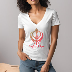 シーク・カンダ「Fearless & Free」 Tシャツ