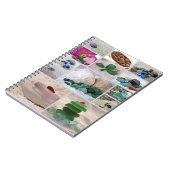 シーグラスのコラージュ – ノートブック (左側)