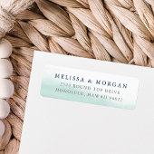 シーグラスタイドコースタルウォーター差出人住所 ラベル