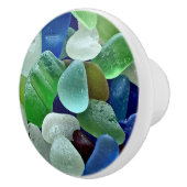 シーグラスドアノブ – セラミックビーチのホームデコール セラミックノブ (右)