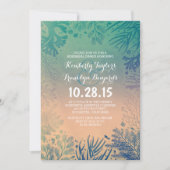 シーグラスビーチ水中サンゴリハーサルディナー 招待状 (正面)