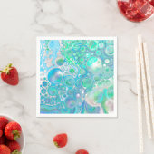 シーグラス大理石 スタンダードカクテルナプキン (インサイチュ)