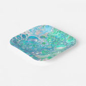 シーグラス大理石 ペーパープレート (傾斜あり)