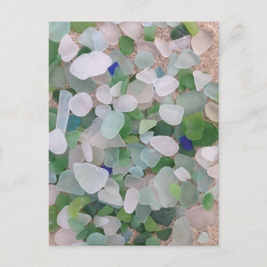 シーグラス海 ポストカード (正面)