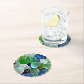 シーグラス紙コースター ペーパーコースター (インサイチュ)