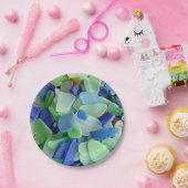 シーグラス紙プレート ペーパープレート (パーティー)