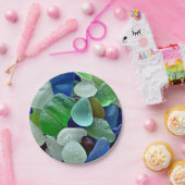 シーグラス紙プレート ペーパープレート (パーティー)