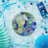 シーグラス紙プレート ペーパープレート (パーティー)