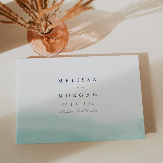 シーグラス・タイド |コースタルウォーター結婚カラー ゲストブック