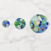 シーグラス テーブル コンフェッティ (正面)