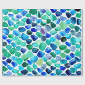 シーグラス ラッピングペーパー (フラット)