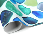 シーグラス ラッピングペーパー (ロールコーナー)