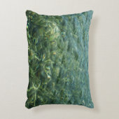 シーグラスI自然の上のカリブの水 アクセントクッション (正面(垂直))