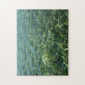 シーグラスI自然の上のカリブの水 ジグソーパズル (縦)