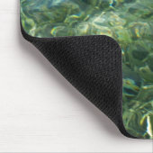 シーグラスI自然の上のカリブの水 マウスパッド (コーナー)