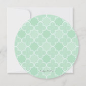 シーグリーンのサンドダラー結婚記念日パーティー 招待状 (裏面)