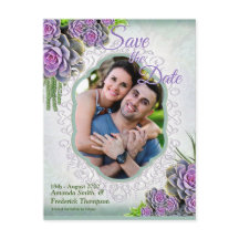 シーグリーンの多肉的な色合い、バイオレット日付を保存