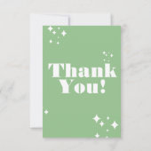 シーグリーンの誕生日カード サンキューカード (裏面)