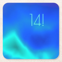 シーグリーンアンドブルー紙コースター