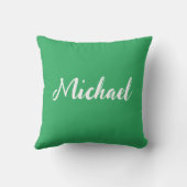 シーグリーンカスタム自分の名エレガント前 クッション (裏面)