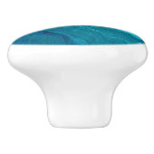 シーグリーンゲート大理石アブストラクション セラミックノブ (側面)