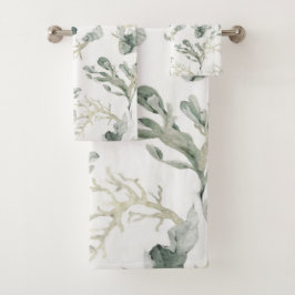 シーグリーンズパターン バスタオルセット