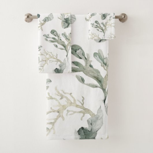 シーグリーンズパターン バスタオルセット (インサイチュ)