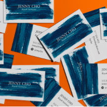 シーグリーンティール（緑がかった色）ブルー絵を描はっきりしたストライプのブラッシュストローク