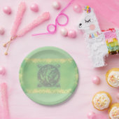 シーグリーンピセス紙プレート ペーパープレート (パーティー)