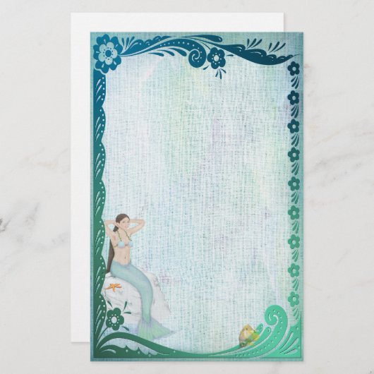 シーグリーンファンタジー 便箋 (正面/裏面)