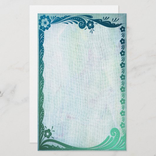 シーグリーンファンタジー 便箋 (正面/裏面)