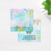 シーグリーンホログラフィックグリッタードリップスイヤリングロゴ (デスク)