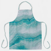 シーグリーン大理石テクスチャ エプロン (正面)