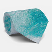 シーグリーン大理石テクスチャ ネクタイ (ロール)