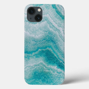 シーグリーン大理石テクスチャ iPhone 13ケース