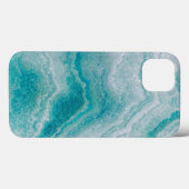 シーグリーン大理石テクスチャ Case-Mate iPhoneケース (裏面 (横))