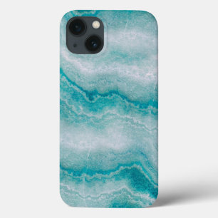 シーグリーン大理石テクスチャ iPhone 13ケース