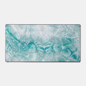シーグリーン大理石蝶 デスクマット (正面)