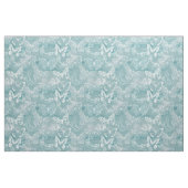 シーグリーン大理石蝶 ファブリック (ファットクウォーター)