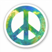 シーグリーン平和サイン シール (正面)