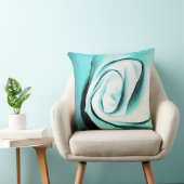 シーグリーン白熱［赤熱］光を放つバラ装飾用クッション クッション (椅子)