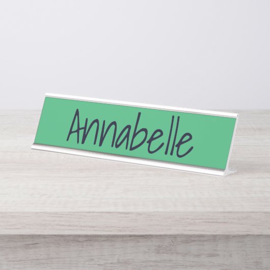 シーグリーン デスクネームプレート (正面)