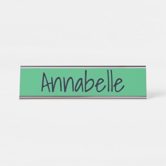 シーグリーン デスクネームプレート (正面)