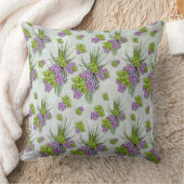 シーグリーン&ラベンダートーンの多肉質の色合い クッション (ブランケット)