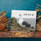 シーグルおもしろいルカスタム フォトプラーク (側面)