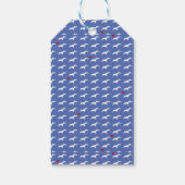 シーグルと太陽の木製ギフトラベル ギフトタグ (裏面)