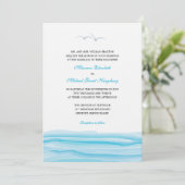 シーグルと海結婚式招待状 招待状 (スタンド正面)